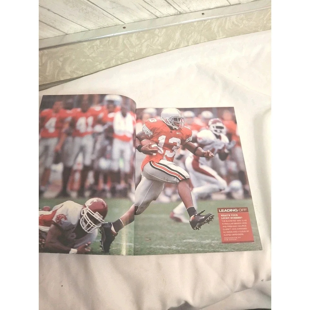 2002 Sports Illustrated Ohio State Buckeyes Perfect Season Maurice Clarett Cover